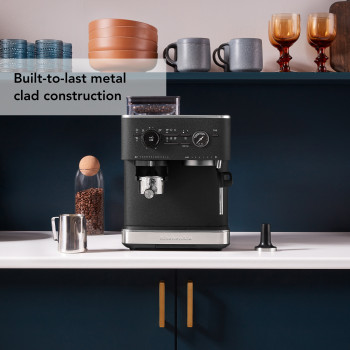 KitchenAid Semi Automatic Espresso Machine with Burr Grinder 5KES6551 image 13